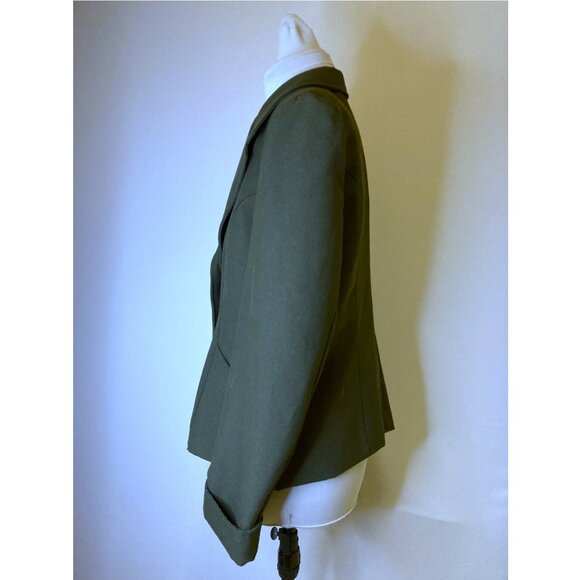 Golden Boat Sport Wear 1940s style green military inspired blazer - Picture 4 of 6